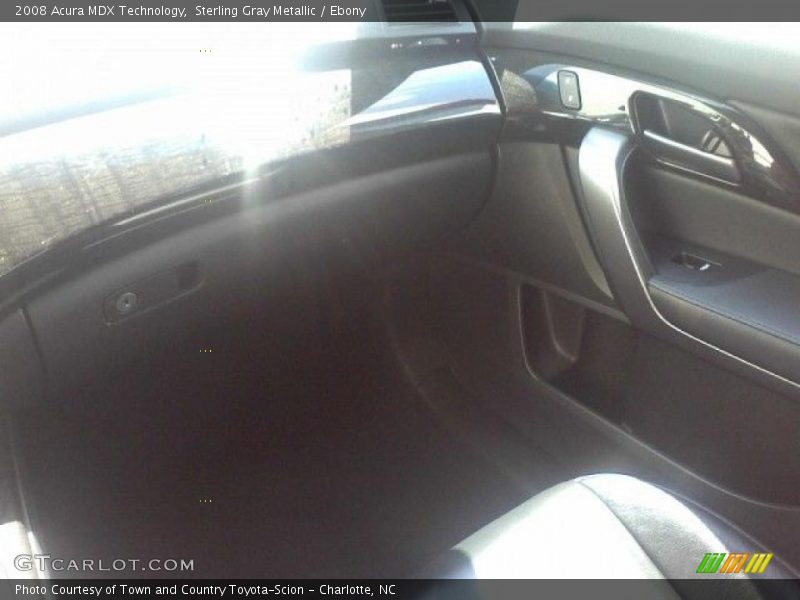 Sterling Gray Metallic / Ebony 2008 Acura MDX Technology