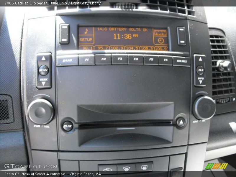 Blue Chip / Light Gray/Ebony 2006 Cadillac CTS Sedan