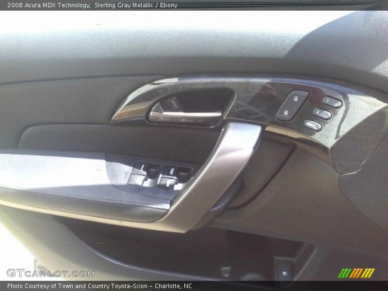 Sterling Gray Metallic / Ebony 2008 Acura MDX Technology