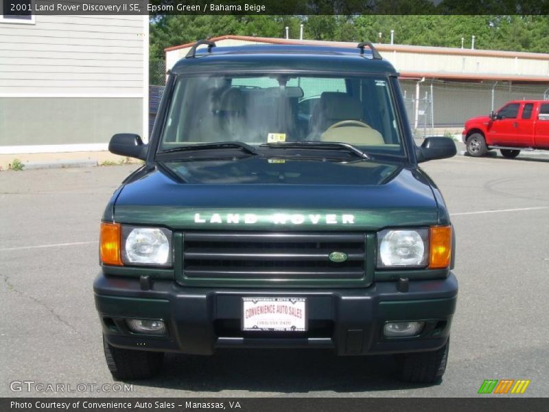 Epsom Green / Bahama Beige 2001 Land Rover Discovery II SE