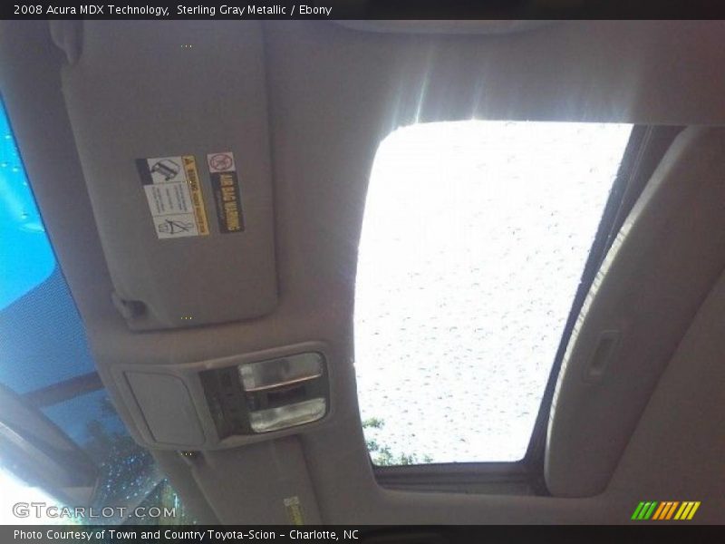 Sterling Gray Metallic / Ebony 2008 Acura MDX Technology