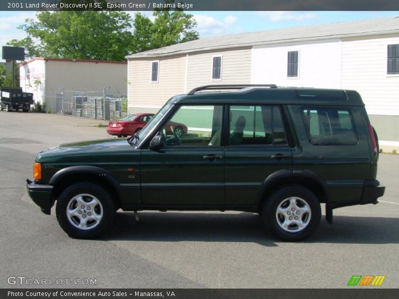 Epsom Green / Bahama Beige 2001 Land Rover Discovery II SE
