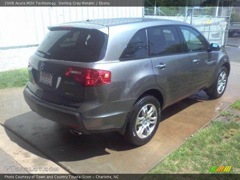 Sterling Gray Metallic / Ebony 2008 Acura MDX Technology