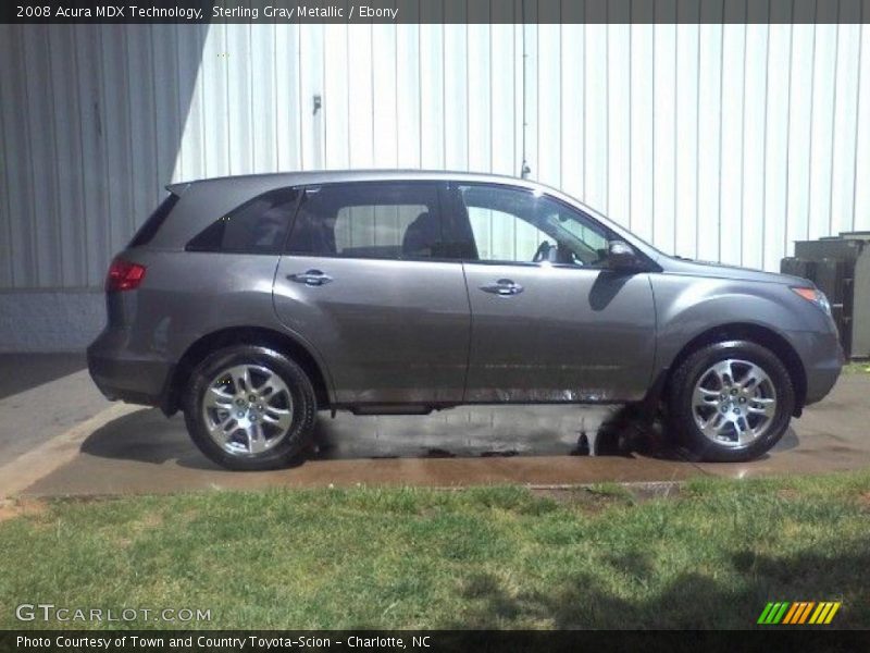Sterling Gray Metallic / Ebony 2008 Acura MDX Technology