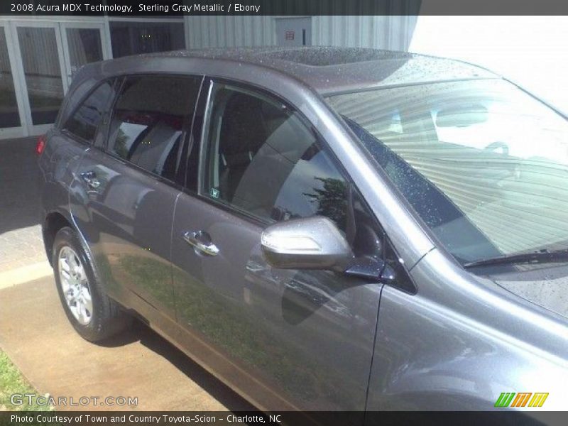 Sterling Gray Metallic / Ebony 2008 Acura MDX Technology
