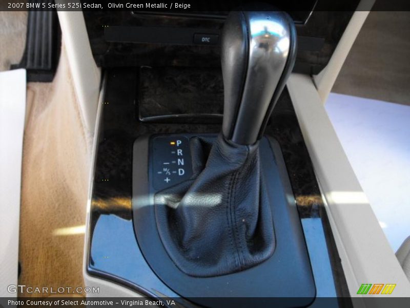 Olivin Green Metallic / Beige 2007 BMW 5 Series 525i Sedan