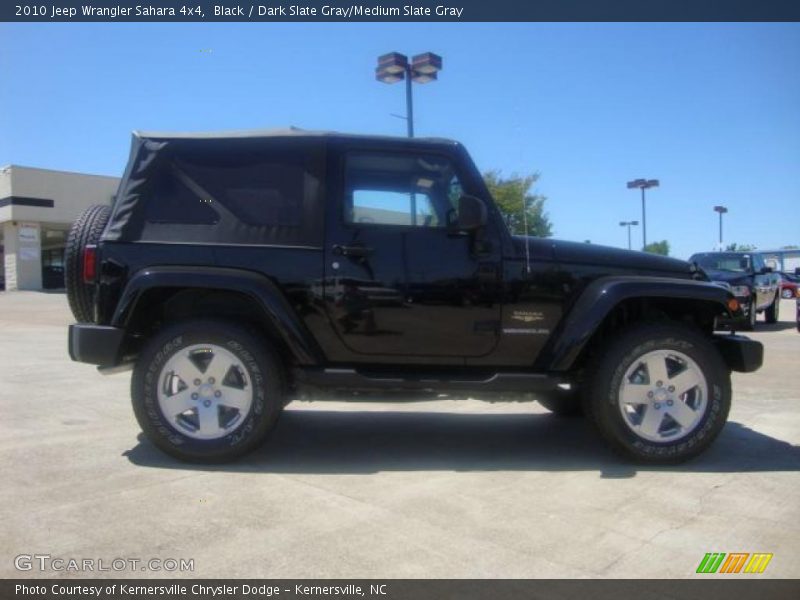Black / Dark Slate Gray/Medium Slate Gray 2010 Jeep Wrangler Sahara 4x4