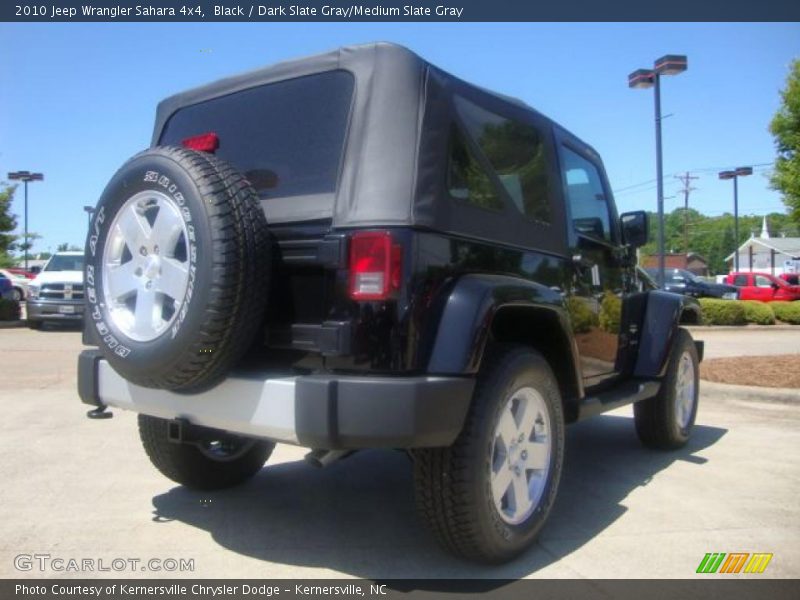 Black / Dark Slate Gray/Medium Slate Gray 2010 Jeep Wrangler Sahara 4x4