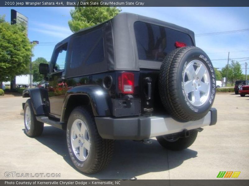 Black / Dark Slate Gray/Medium Slate Gray 2010 Jeep Wrangler Sahara 4x4