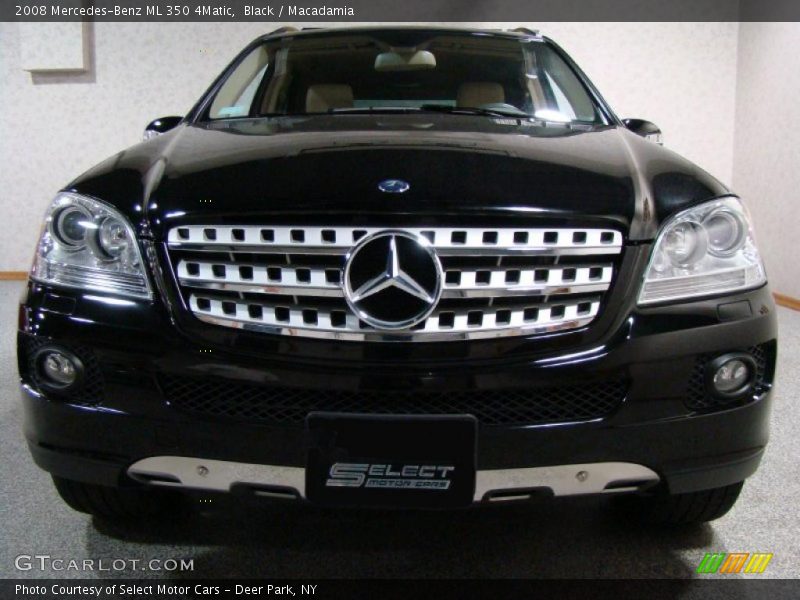 Black / Macadamia 2008 Mercedes-Benz ML 350 4Matic