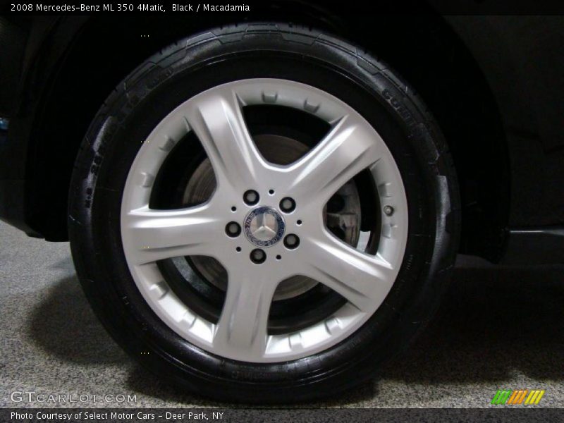 Black / Macadamia 2008 Mercedes-Benz ML 350 4Matic