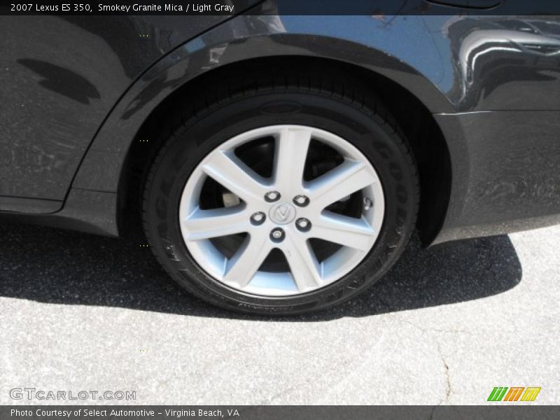 Smokey Granite Mica / Light Gray 2007 Lexus ES 350
