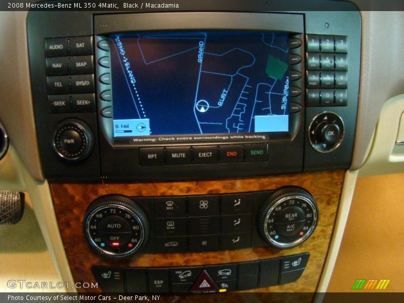 Black / Macadamia 2008 Mercedes-Benz ML 350 4Matic