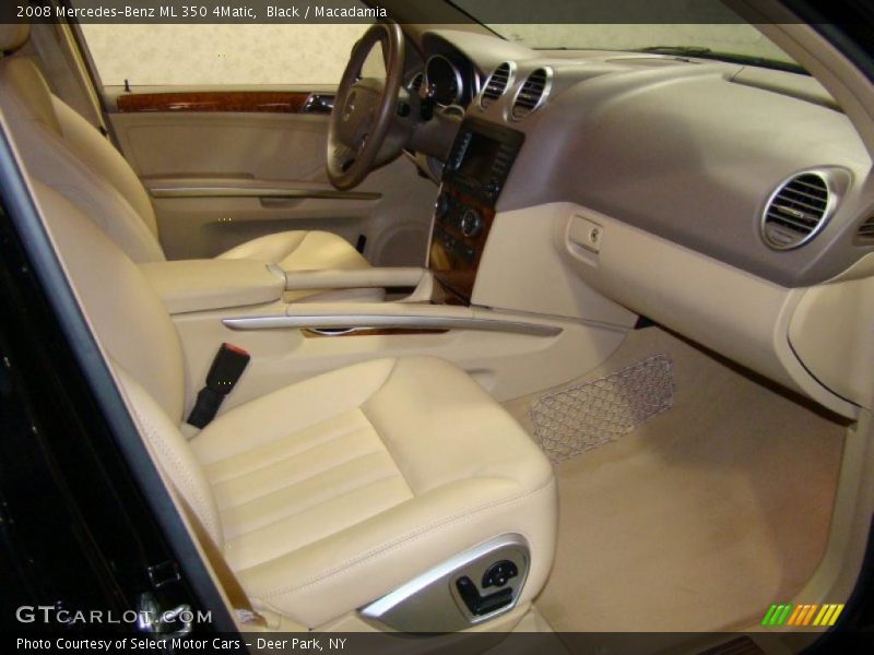 Black / Macadamia 2008 Mercedes-Benz ML 350 4Matic