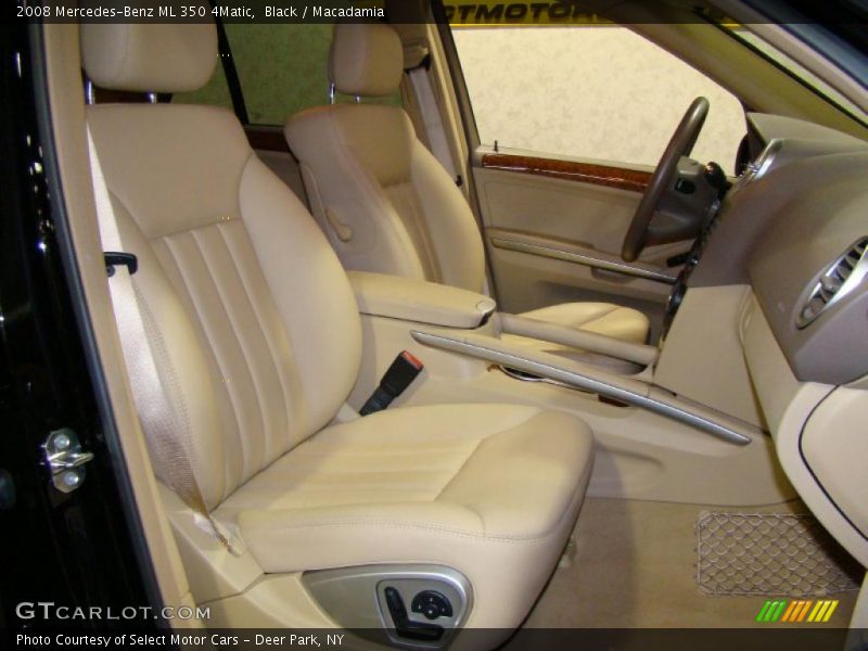 Black / Macadamia 2008 Mercedes-Benz ML 350 4Matic