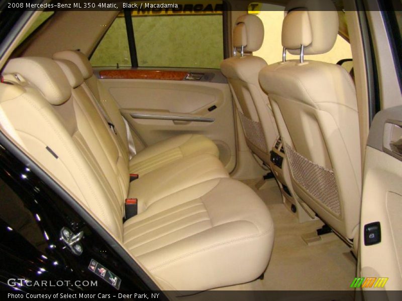 Black / Macadamia 2008 Mercedes-Benz ML 350 4Matic