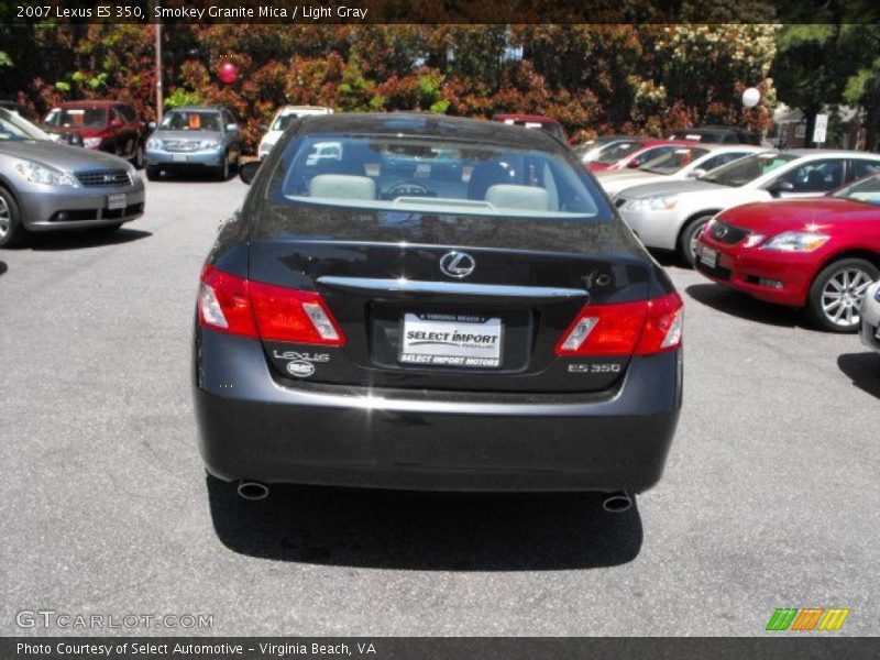 Smokey Granite Mica / Light Gray 2007 Lexus ES 350
