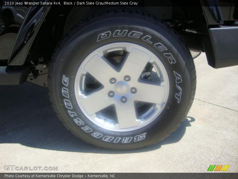 Black / Dark Slate Gray/Medium Slate Gray 2010 Jeep Wrangler Sahara 4x4