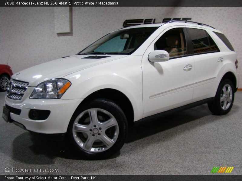 Arctic White / Macadamia 2008 Mercedes-Benz ML 350 4Matic