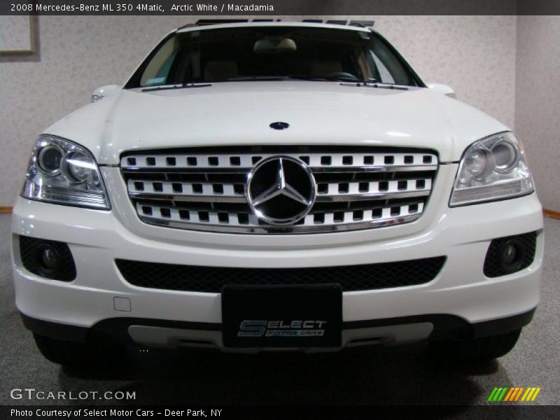 Arctic White / Macadamia 2008 Mercedes-Benz ML 350 4Matic