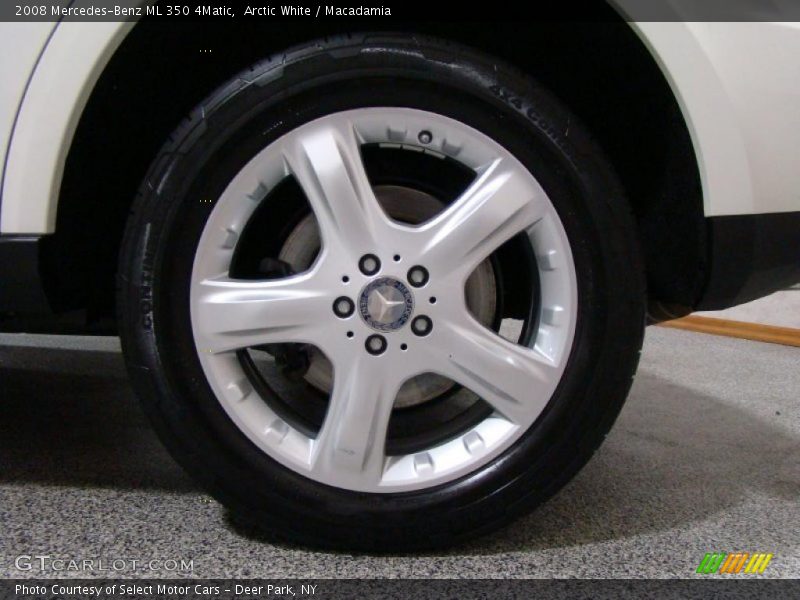 Arctic White / Macadamia 2008 Mercedes-Benz ML 350 4Matic