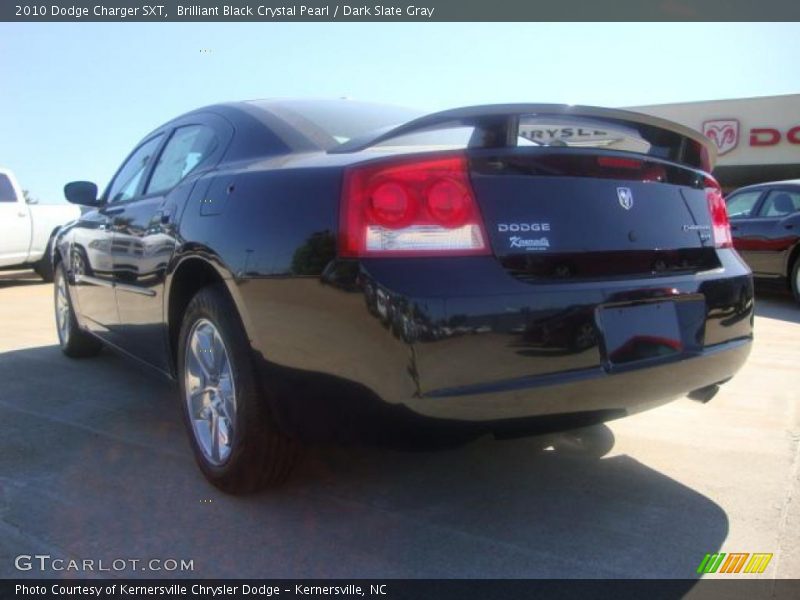 Brilliant Black Crystal Pearl / Dark Slate Gray 2010 Dodge Charger SXT