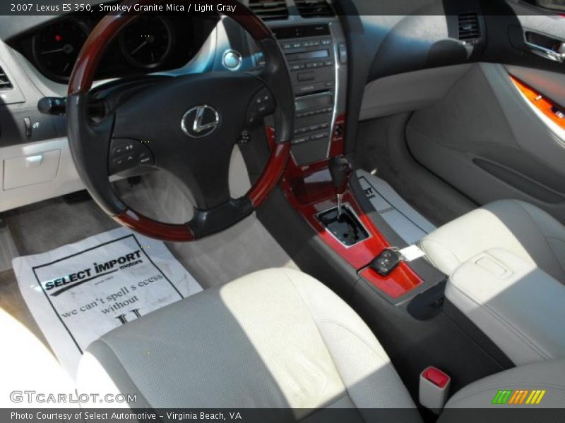 Smokey Granite Mica / Light Gray 2007 Lexus ES 350