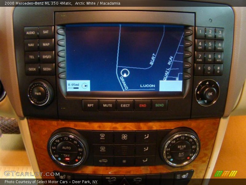 Arctic White / Macadamia 2008 Mercedes-Benz ML 350 4Matic