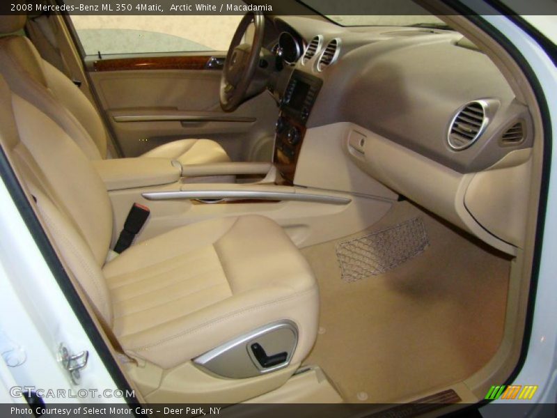 Arctic White / Macadamia 2008 Mercedes-Benz ML 350 4Matic