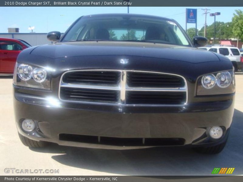 Brilliant Black Crystal Pearl / Dark Slate Gray 2010 Dodge Charger SXT