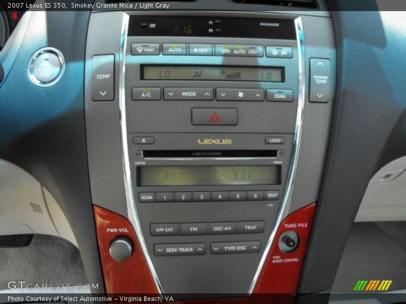 Smokey Granite Mica / Light Gray 2007 Lexus ES 350
