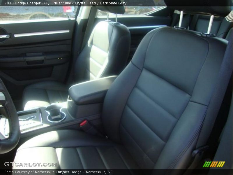 Brilliant Black Crystal Pearl / Dark Slate Gray 2010 Dodge Charger SXT