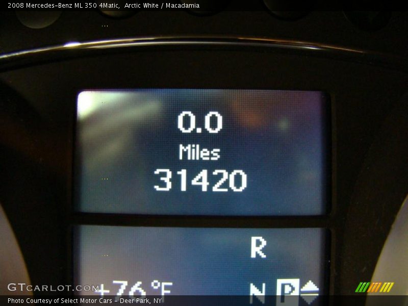 Arctic White / Macadamia 2008 Mercedes-Benz ML 350 4Matic