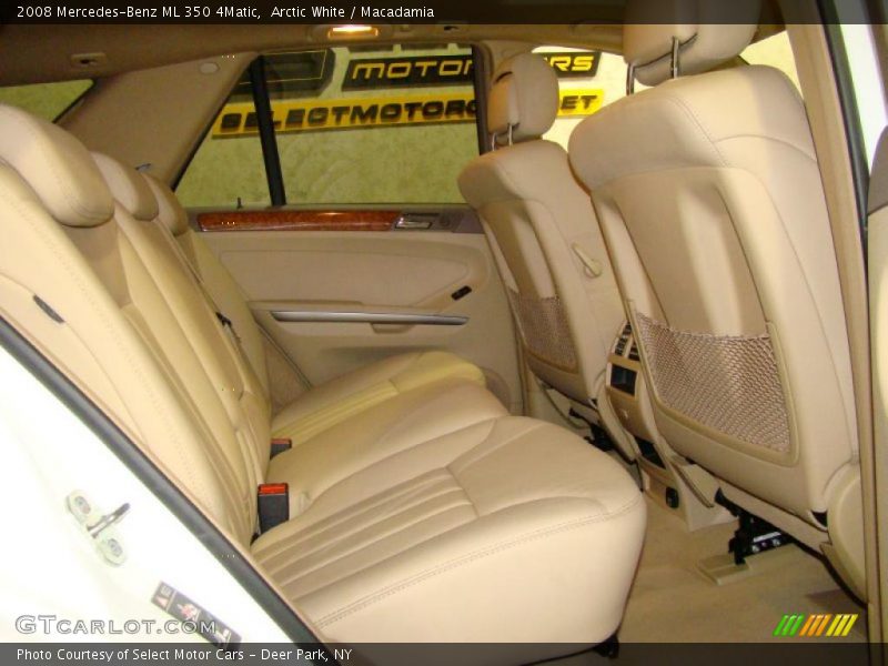 Arctic White / Macadamia 2008 Mercedes-Benz ML 350 4Matic