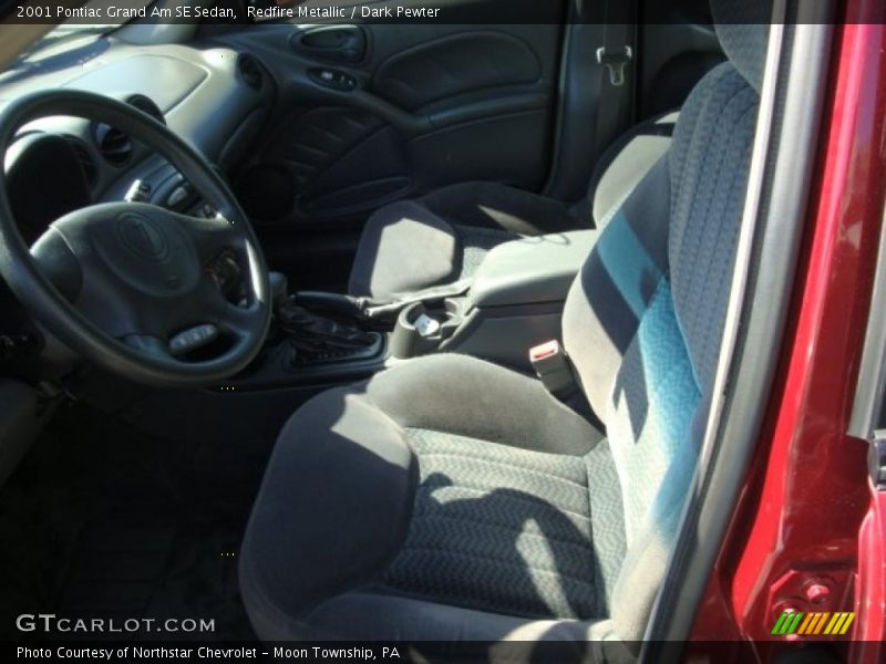 Redfire Metallic / Dark Pewter 2001 Pontiac Grand Am SE Sedan