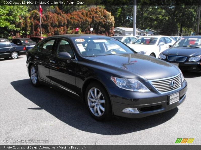 Smokey Granite Mica / Light Gray 2007 Lexus LS 460