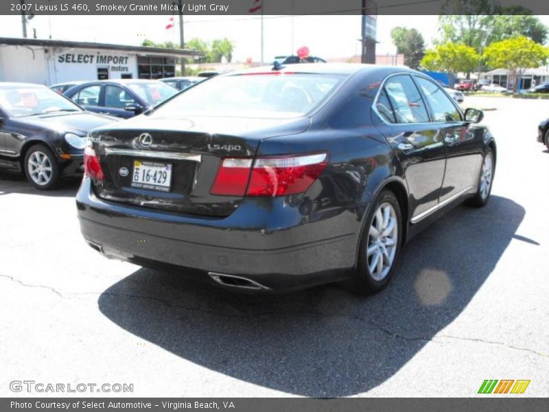 Smokey Granite Mica / Light Gray 2007 Lexus LS 460
