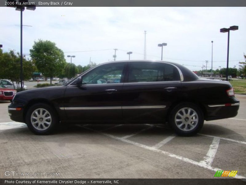Ebony Black / Gray 2006 Kia Amanti