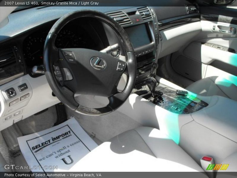 Smokey Granite Mica / Light Gray 2007 Lexus LS 460