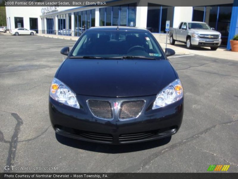 Black / Ebony Black 2008 Pontiac G6 Value Leader Sedan