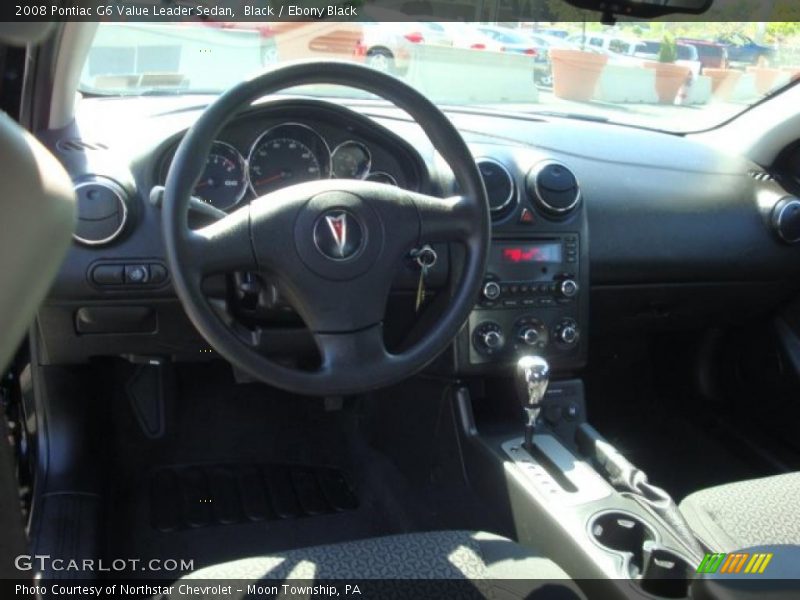 Black / Ebony Black 2008 Pontiac G6 Value Leader Sedan