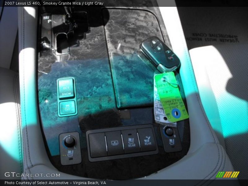 Smokey Granite Mica / Light Gray 2007 Lexus LS 460
