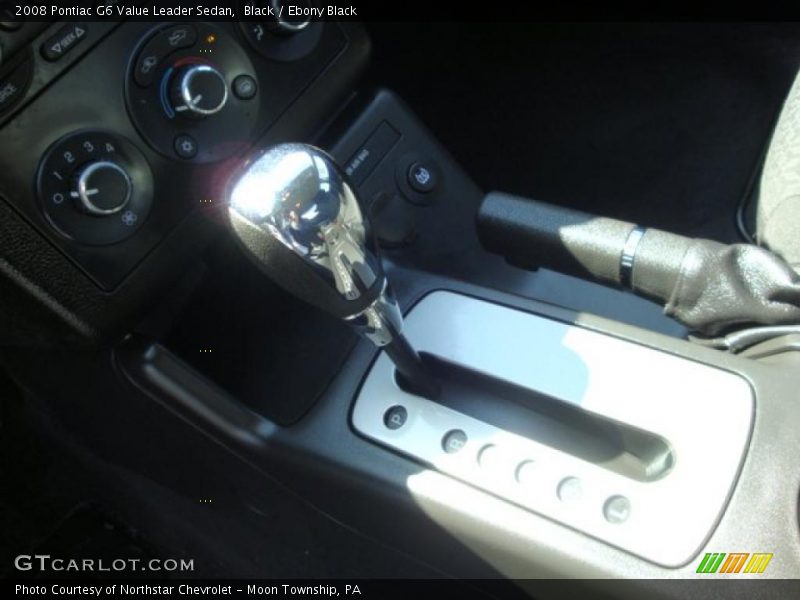 Black / Ebony Black 2008 Pontiac G6 Value Leader Sedan