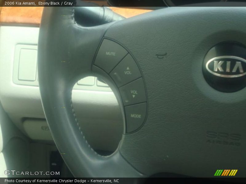 Ebony Black / Gray 2006 Kia Amanti
