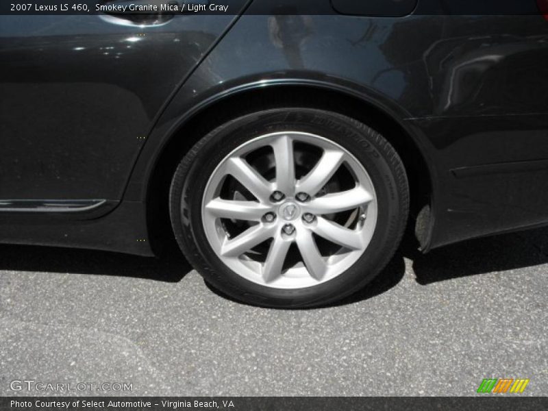 Smokey Granite Mica / Light Gray 2007 Lexus LS 460