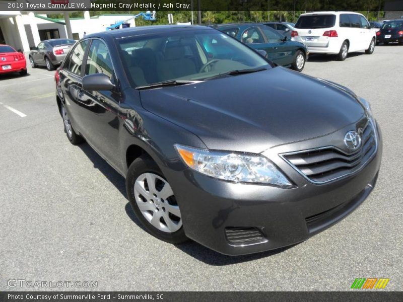 Magnetic Gray Metallic / Ash Gray 2010 Toyota Camry LE V6
