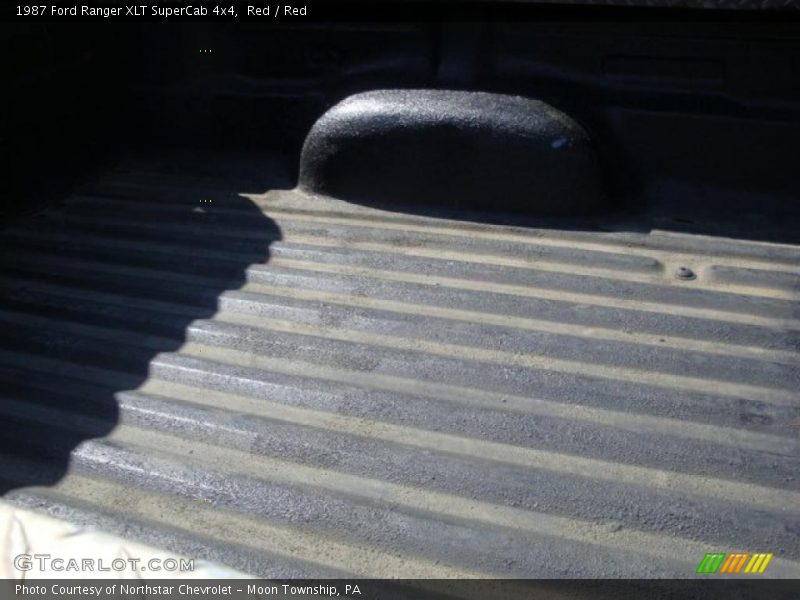 Red / Red 1987 Ford Ranger XLT SuperCab 4x4