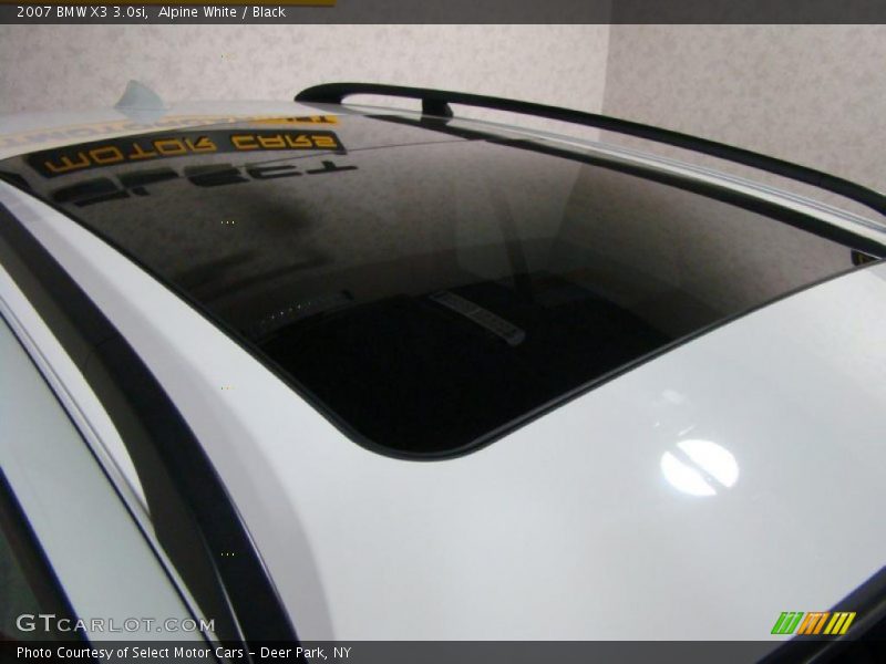 Alpine White / Black 2007 BMW X3 3.0si
