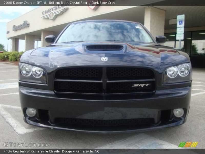 Brilliant Black Crystal Pearl / Dark Slate Gray 2008 Dodge Charger SRT-8