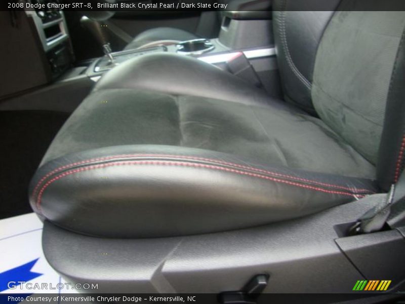 Brilliant Black Crystal Pearl / Dark Slate Gray 2008 Dodge Charger SRT-8